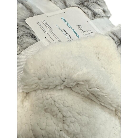 ROYAL LUXE BROWN Blanket 50”x60” Super Soft Plush Sherpa Throw Micro-Mink - Picture 4 of 5